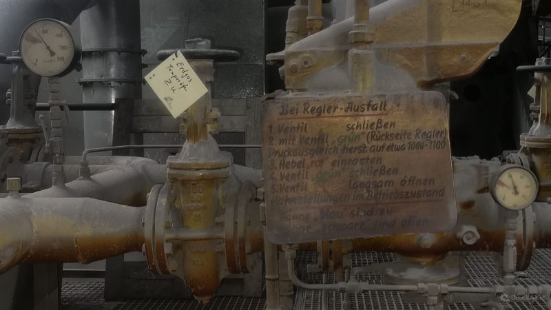 Fahrweg Schiebebuehne Pressen Hangseite